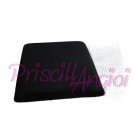 Black Veiling plain ( 22 cm width ) - 25 cm