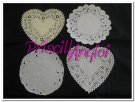 Paper Doilies mini WHITE 10 x 10 cm - 4 pieces