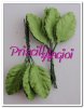 Mulberry paper green LEAVES - collection 2018 - 10 pieces