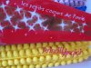 Fleco de Madroño mini pompon AMARILLO LIMON - sección - 50 cm - Fleco de Madroño mini pompon AMARILLO LIMON - sección - 50 cm -