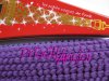 Fleco de Madroo mini pompon MORADO - seccin - 50 cm -