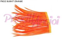 ORANGE Feather Fringe Spiky Biot, 10 cm ( 35-40 feather )