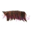 Fleco de plumas gallo - seccion 10 cm ( 30 plumas ) CHOCOLATE