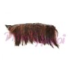 Fleco de plumas gallo - seccion 10 cm ( 30 plumas ) CHOCOLATE