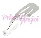 Frog hairpin, Metal hair slide large 31 mm