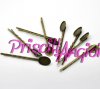 Base gancho horquilla color bronce 6mm base camafeo 1.1 mm Base gancho horquilla color bronce 6mm base camafeo 1.1 mm