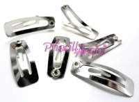 Mini Baby Rectangle Hair Clips Snap Small Barrettes 23mm