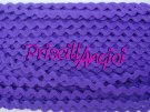 Picunela MORADO ric rac ondulina 100% Polister 8mm ( 0.50 cm )