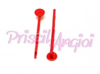 Red Hair clip hair pin bobby pin with pad 38 mm