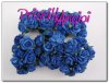 10 rosas abiertas 1.5 cm color azul royal 10 rosas abiertas 1.5 cm color azul royal