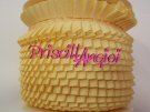 Pleated Grosgrain Ribbon Trim YELLOW 010 ( 0.5 cm )