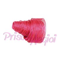 FUCHSIA Ribbon sinamay bias binding 3 cm wide