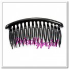 Comb Split tooth black plastic 46x71 mm