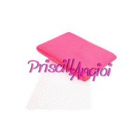 Pink Veiling plain ( 22 cm width ) - 25 cm