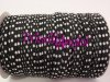 NEGRO Bias binding cotton polka dot spot 7 mm ( 0.5 m )