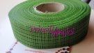 GREEN Ribbon sinamay bias binding 3 cm wide - ( 1 METER )