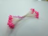 Lote 50 pistilos FUCSIA FLUOR para flores ( 25 pistilos dobles ) Lote 50 pistilos FUCSIA FLUOR para flores ( 25 pistilos dobles )