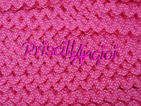 Picunela FUCSIA Ric Rac Ondulina TOPOS100%Polister 8mm(0.50 cm)