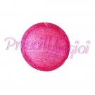 Base sinamay para tocado Redonda 11 cm color FUCSIA FUERTE