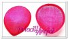 FUCHSIA Base TEARDROP Sinamay 17x14 cm(5cm alto)