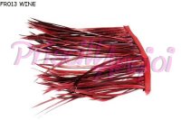 Fleco plumas oca color BURDEOS , 10 cm (35-40 plumas)