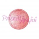 DUSTY PINK Round Sinamay Base 11 cm