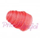 Cinta de sinamay 3 cm ancho - color ROSA FLAMINGO - 20 cm