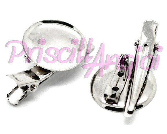 Pinza cabello y broche 45x30 mm base 3 cm, ideal tocados - Haga un click en la imagen para cerrar