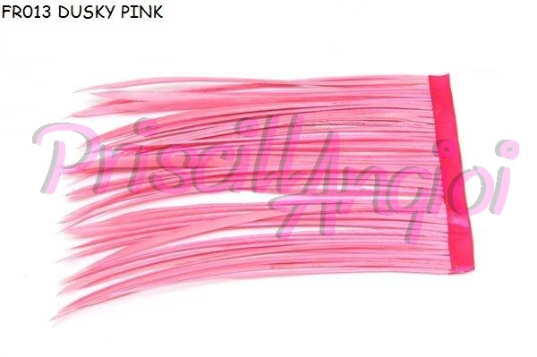 Fleco plumas oca color ROSA DUSTY, 10 cm (35-40 plumas) - Haga un click en la imagen para cerrar
