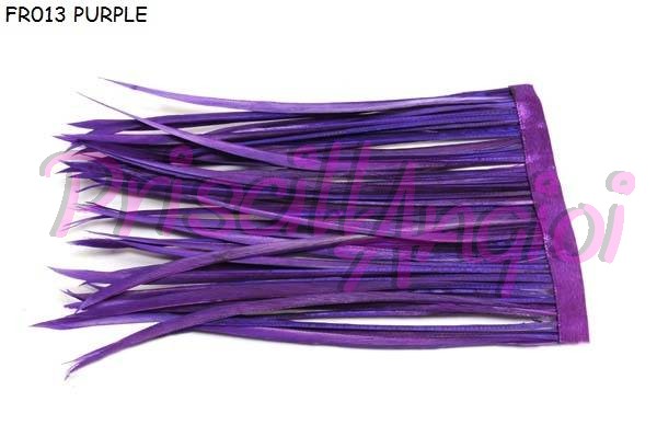 Fleco plumas oca color PURPURA, 10 cm (35-40 plumas) - Haga un click en la imagen para cerrar