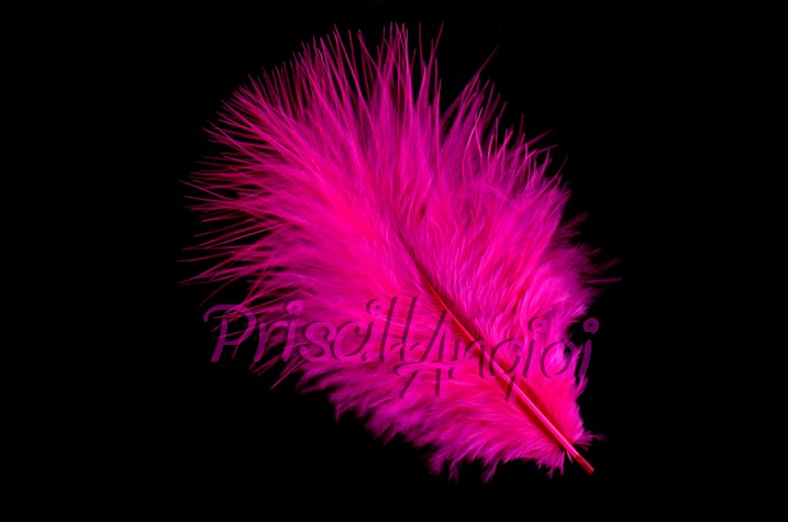 Pluma marab 120-140 mm color fucsia ( 1 ud) - Haga un click en la imagen para cerrar